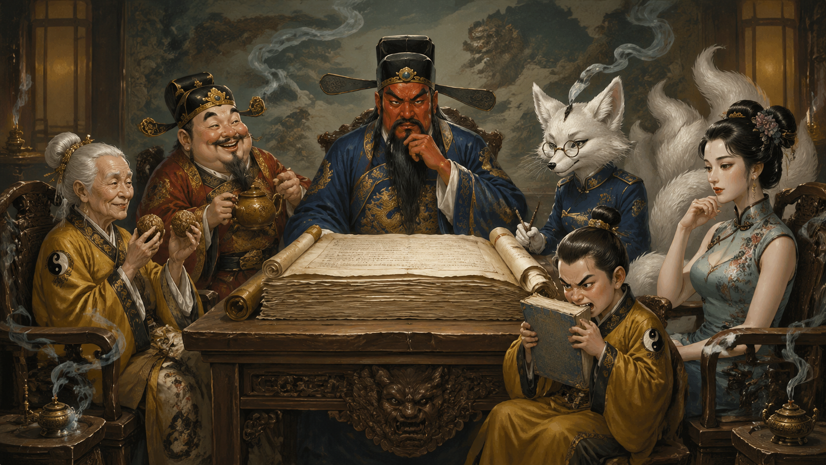 仙家议事 · 八仙桌